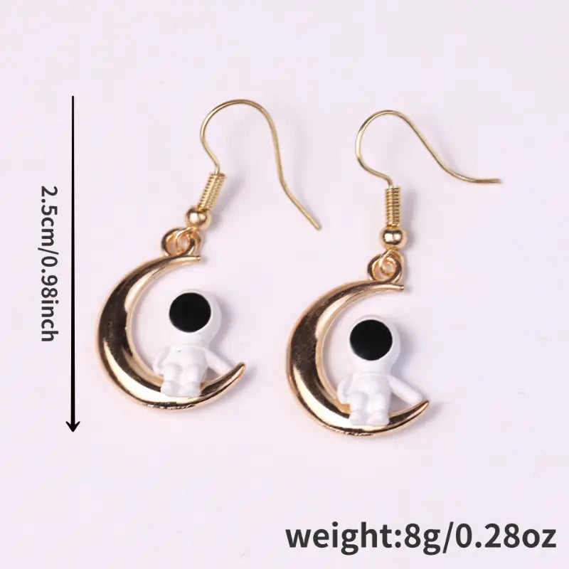 Explore the Cosmos with Our Astronaut Earrings