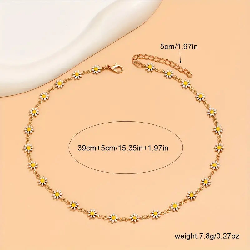 Delicate Daisy Necklace: A Symbol of Beauty, Simplicity, and Timeless Elegance